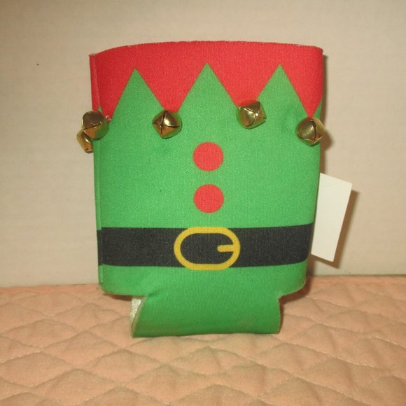 Other - Can Holder Christmas Suit NWT New With Tag